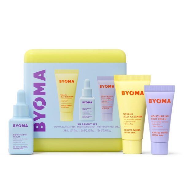 BYOMA So Bright Set - Barrier Repair Skincare Set for Brighter Skin